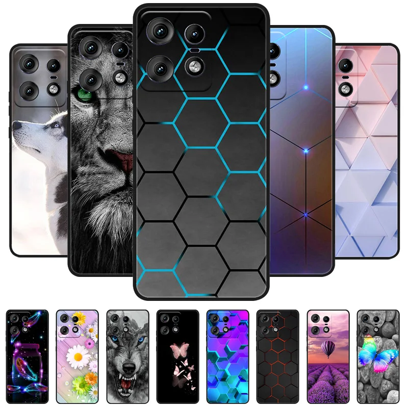 Cool Painted Silicone TPU Soft Cover Protective Phone Case