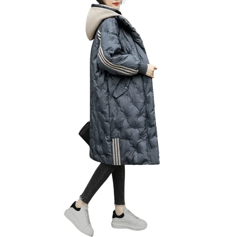 

Women's Winter Jackets 2022 Loose Long Puffer Jacket Women Clothes Thicken Warm Coat Female Trendy Casaco Inverno Feminino Sq729