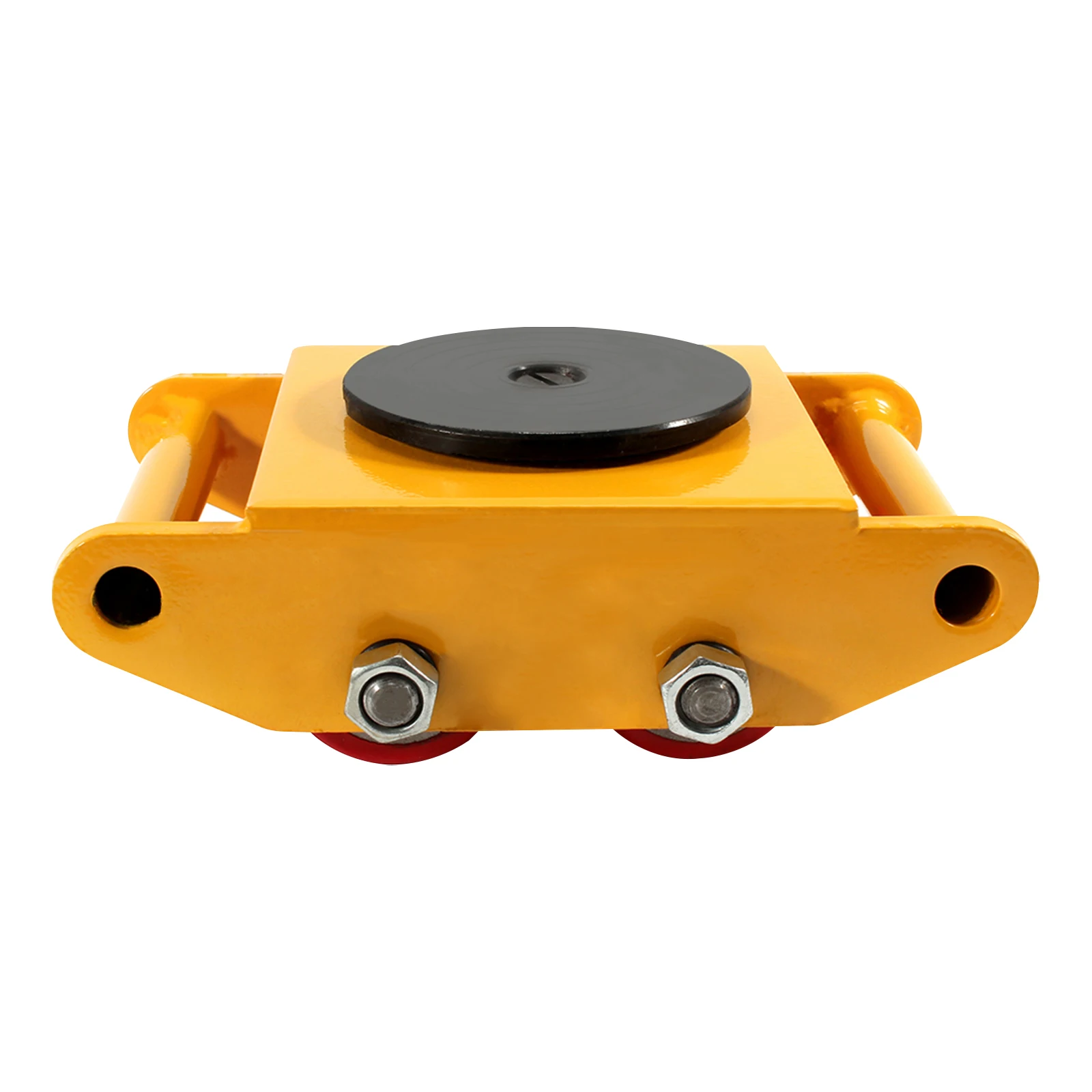 6T Heavy Duty Machinery Mover 360° Rotation Cap Cargo Trolley Machine Transport Roller Cart Industrial Dolly Skate Handling Tool