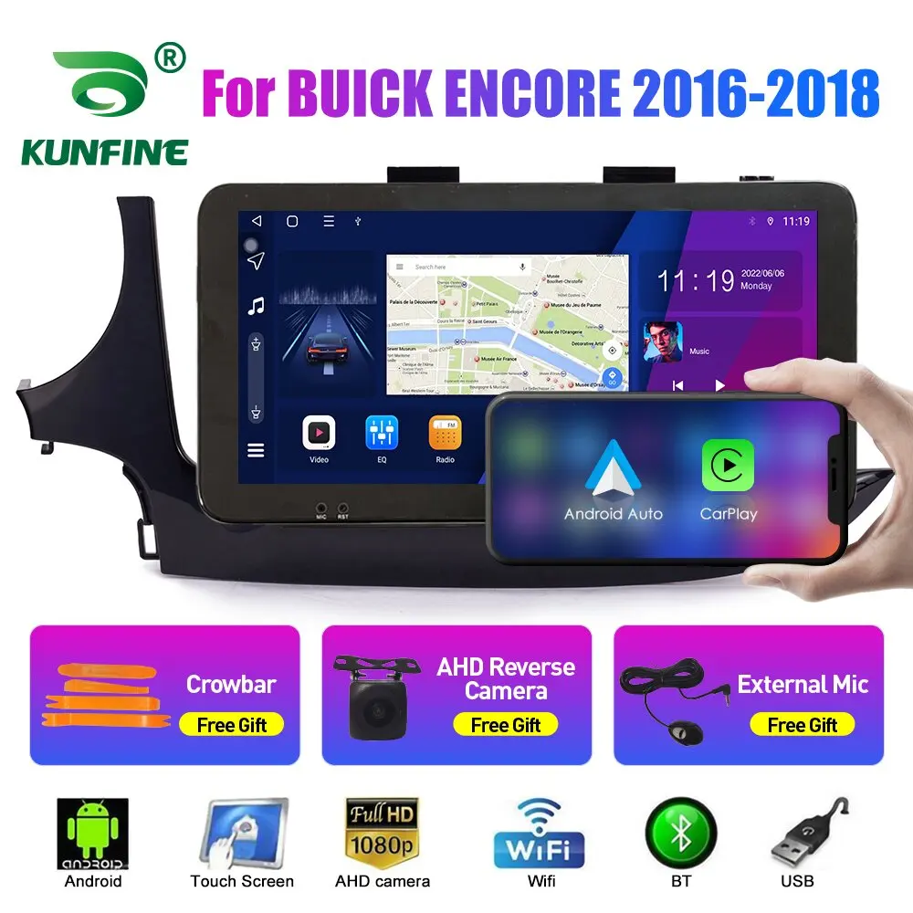 

10.33 Inch Car Radio For BUICK ENCORE 13-18 2Din Android Octa Core Car Stereo DVD GPS Navigation Player QLED Screen Carplay