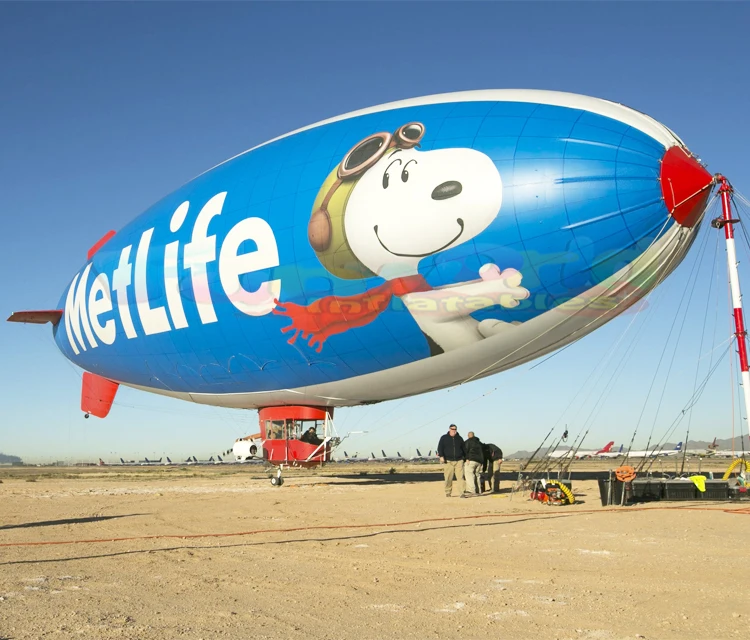 cheap PVC zeppelin dirigible airship 1