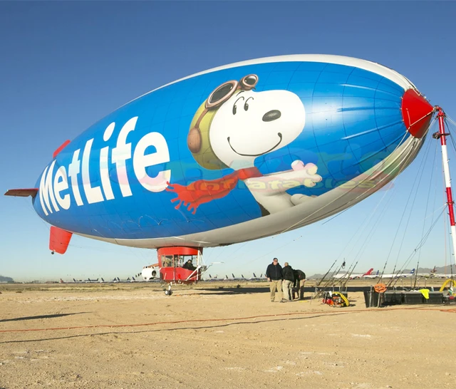 cheap PVC zeppelin dirigible airship 1