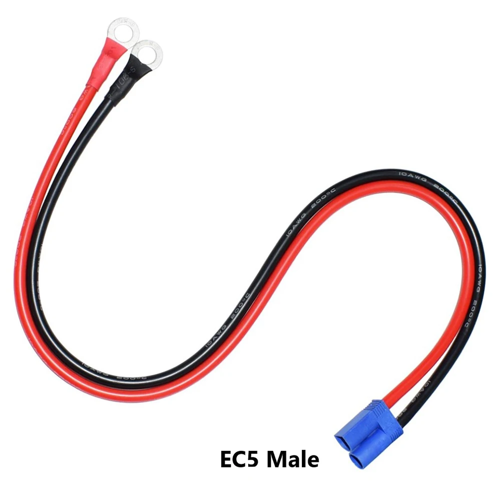 자동차 배터리용 터미널 어댑터 케이블, 10AWG EC5 자동차 배터리 점프 스타터, 구리 와이어 코어, 저전력 소비