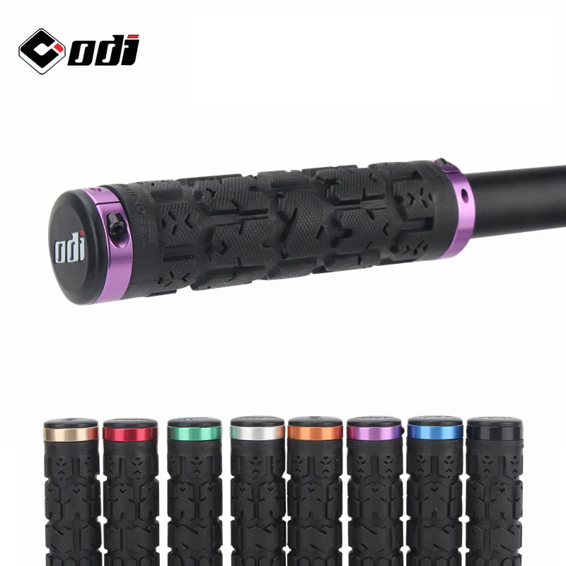 Manopole Antiscivolo Odi Rg01 Mtb Lock-On Manopole Per Manubrio Assorbimento Degli Urti Impugnatura A Doppia Chiusura Impugnatura Per Mountain/Bici Da