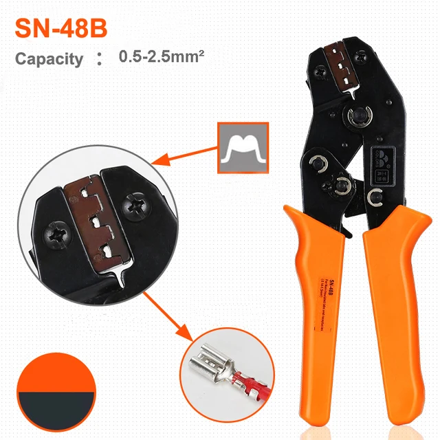 Set 360 Terminali A Crimpare - Connettori Piatti 2.8/4.8/6.3 Mm, Maschio/Femmina, Con Guaine Isolanti - Foto 11