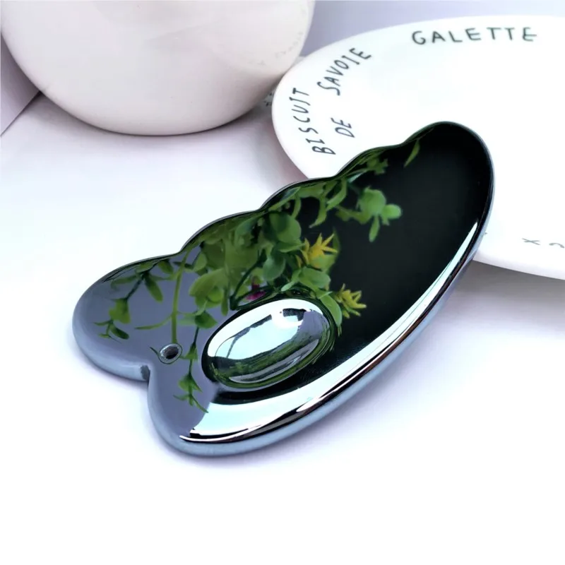 

Energy stones terahertz horn scrapping plate jade crystal facial beauty scrapping terahertz facial meridian scraping tablets