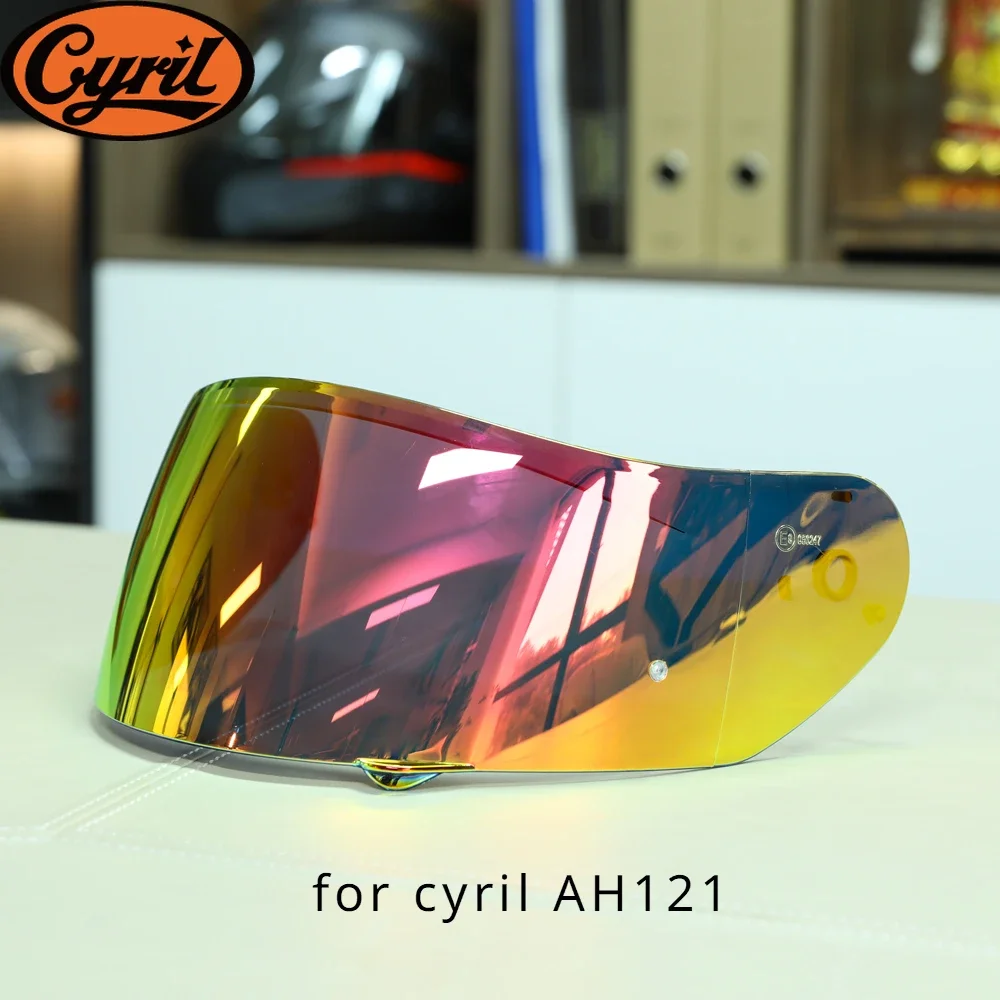 Visera Para Casco De Motocicleta, Lente Solar Compatible Con AGV K1 K3SV K5, Protección UV Y Antiarañazos (Dorada)