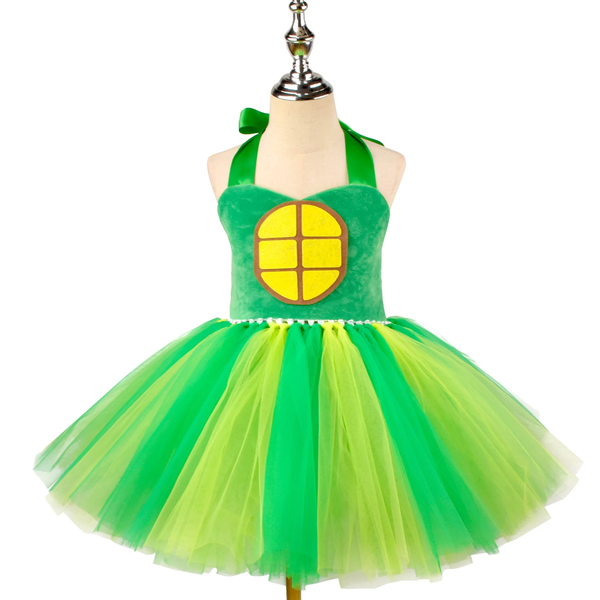 Girls Little Turtles Animal Characters COS Dress Halloween Party Dress Up Costumes cosplay costume kids girls dress halloween dress outfit