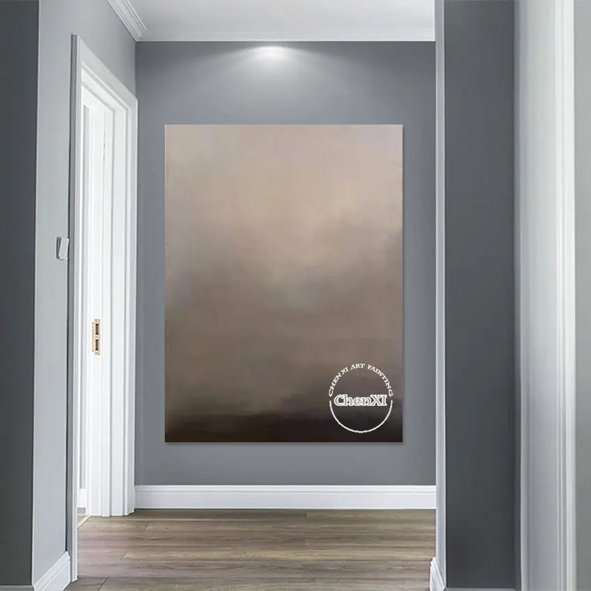 

Офисный Декор простой черный дизайн настенный Холст Искусство чистая ручная работа абстрактная акриловая живопись демонстрационные изображения Modenr большая панель