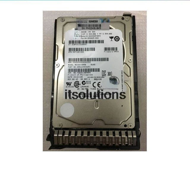 Для 652745 -B21 653953 -001 500 ГБ 6G SAS 7,2K 2,5 Комплект H-DD 1