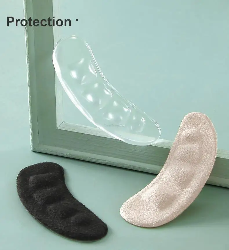 Shoe Pads for Sandals Silicone heel protector Anti-wear Feet Shoe Pads for High Heels Anti-Slip Heel Protectors for Womens Shoes