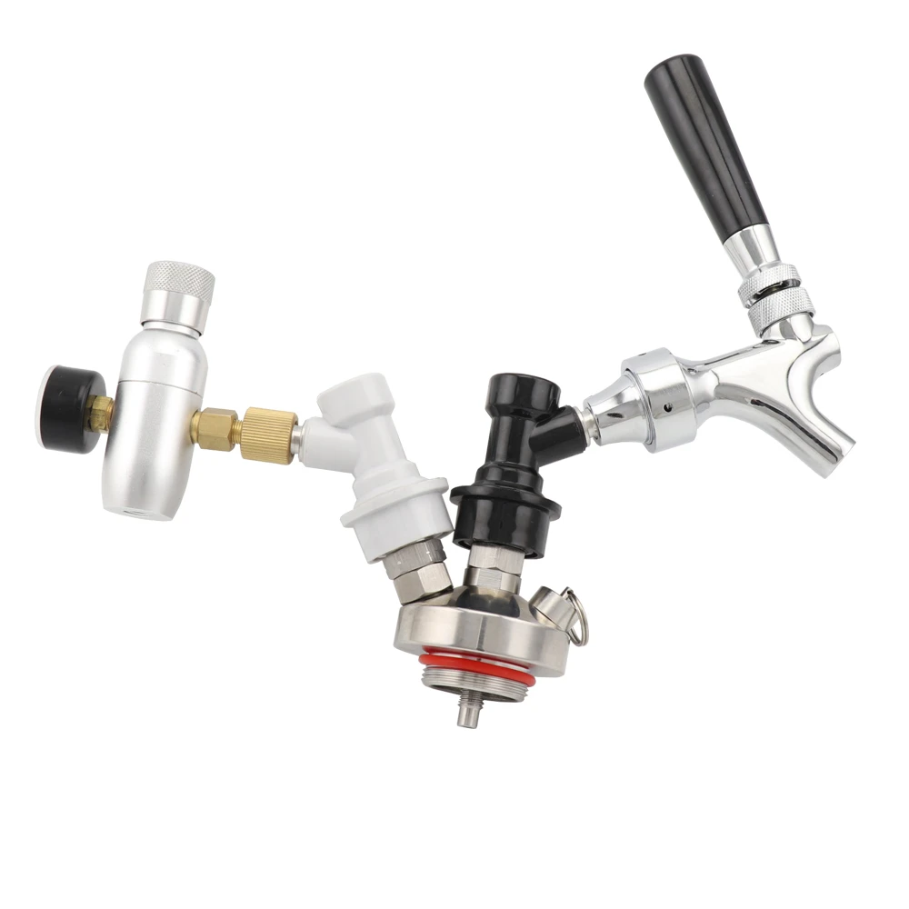 Double Ball Lock Mini Keg Spear Dispenser Tap Stainless Steel Quick