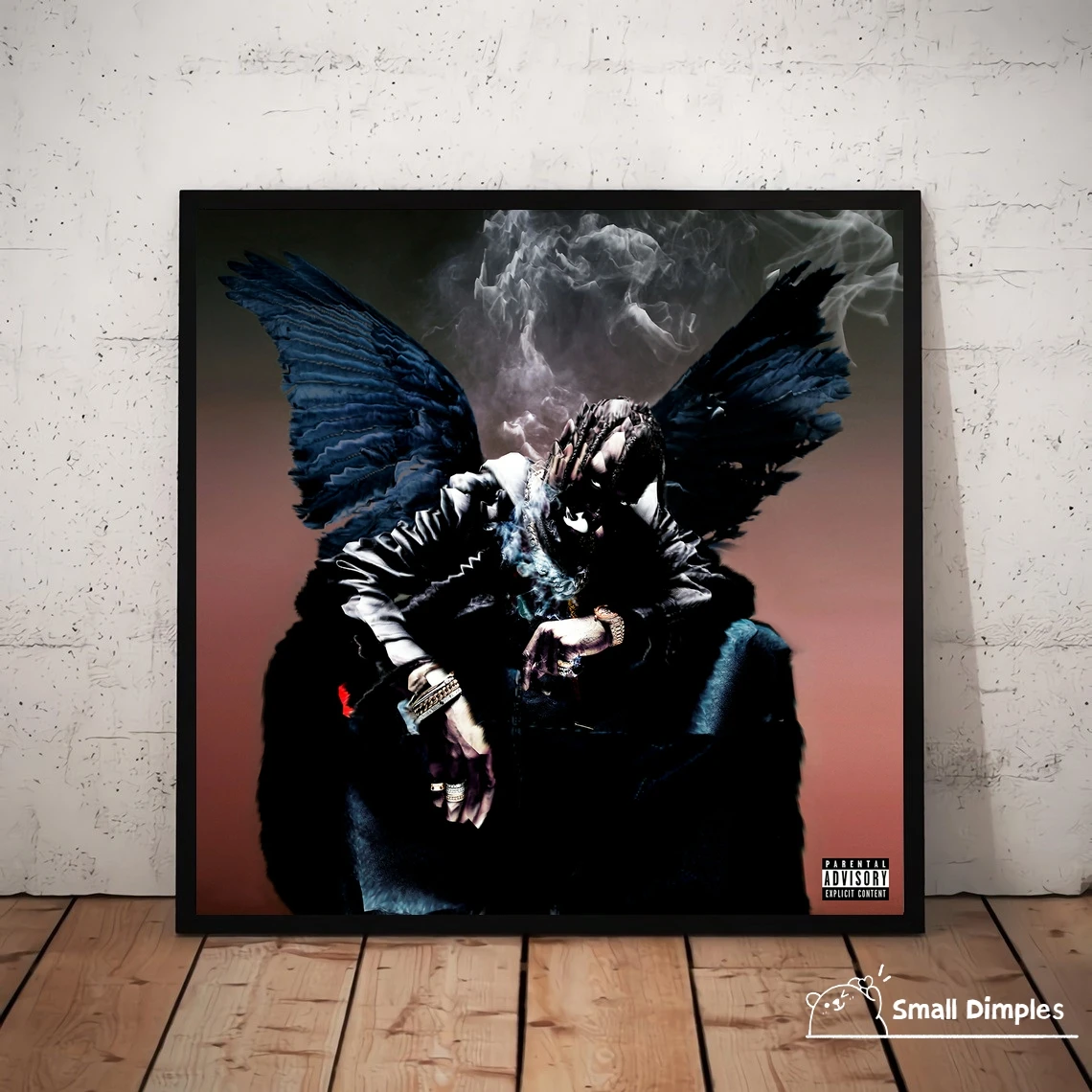 Travis Scott Birds In The Trap Sing Mcknight Music Album Cover Poster Canvas Art Print Decorazione Della Casa Pittura Murale (Senza Cornice)