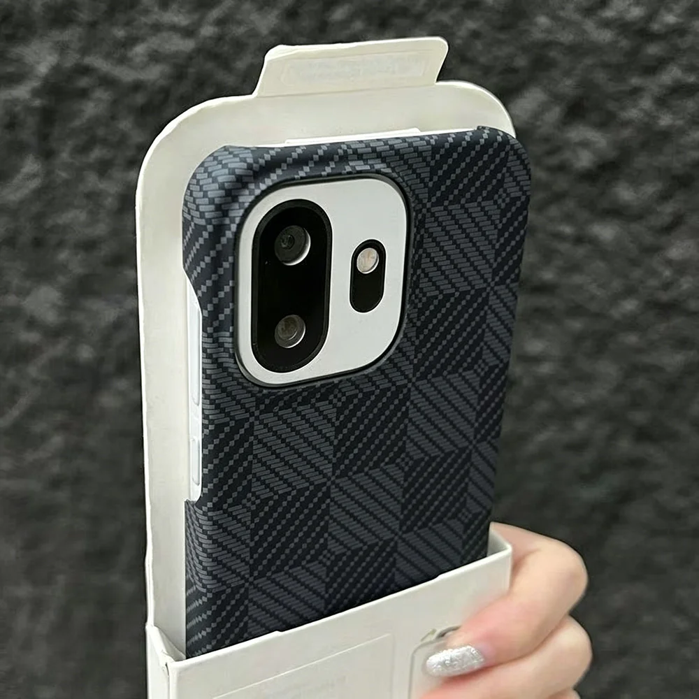Luxury Carbon Fibre Kevlar Texture Armor Case - Ultra Thin Hard Plastic Cover