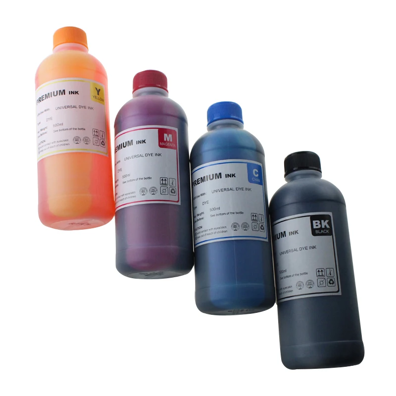 500ml per bottle Refill Ink Kit For HP 21 22 301 302 304 121 122 123 650 652 300 140 141 63 65 343 338 Printer Ink Cartridge