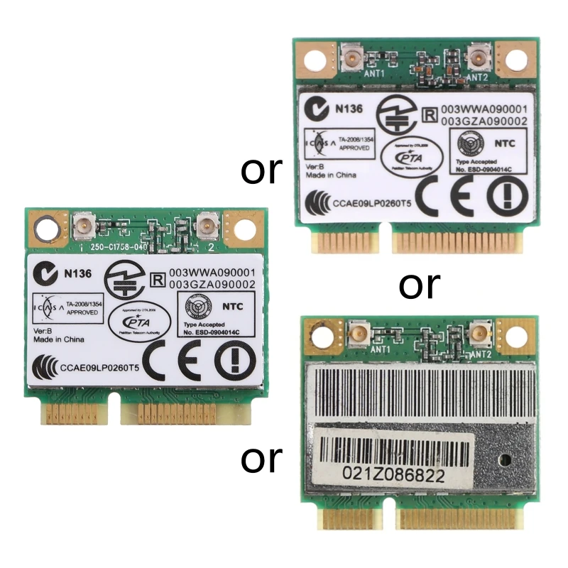 

802,11 b/g/n 150 Мбит/с WiFi Беспроводная мини PCIE карта для WinXP 7 32 64