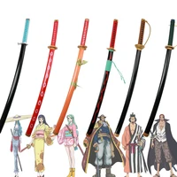 New  Swords Roronoa Zoro Katana Gol·D·Roger  Shanks Kin'emon Weapon Cosplay With Scabbard Anime Prop Teen Toy Gift 1