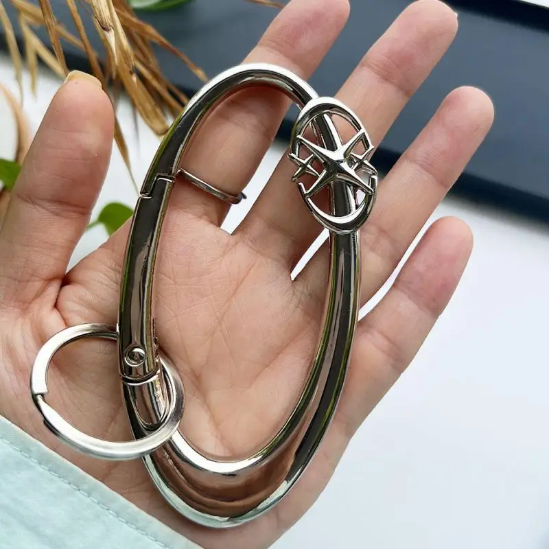 Zinklegierung Taschenanhänger Schmuckstücke Schlüsselanhänger Kreuz Karabiner Schlüsselanhänger Camping Wandern Outdoor Kletterer Taille Anhänger Zubehör Geschenk – Detail 6