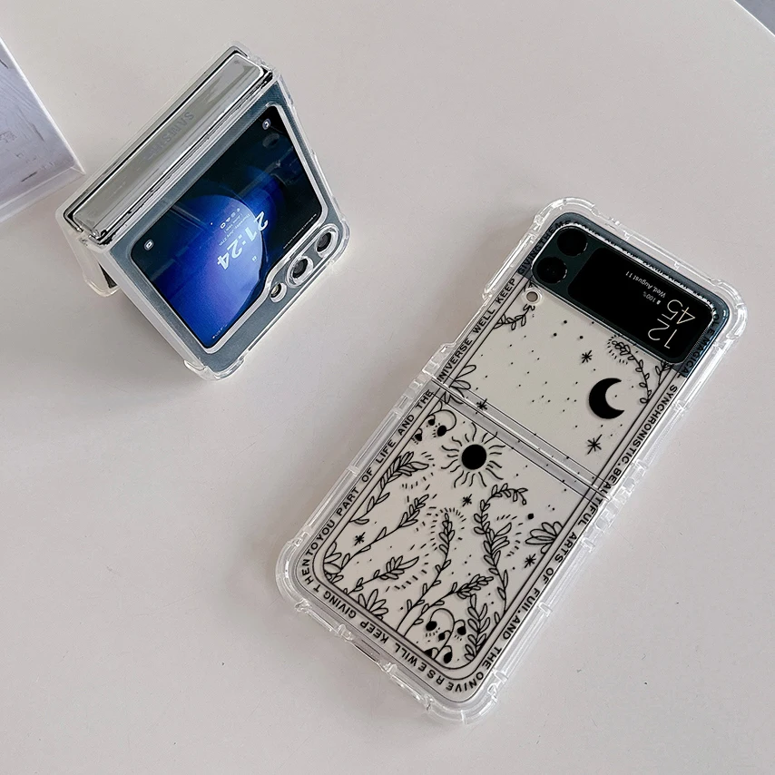 Art Fresh Moon Star Phone Case - Elegant Anti-fall Back Cover