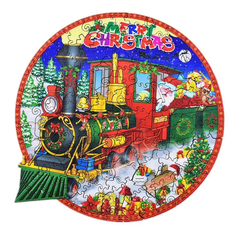

Christmas Puzzles Christmas Wooden Puzzles Santa Claus Puzzles Stocking Stuffer Christmas Gifts Puzzle For Home Decoration