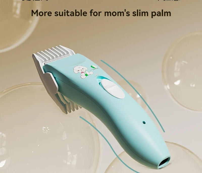 Baby Hair Clipper Quiet Shaving New Baby Electric Pusher Silent Baby Hair Shaving and Fetal Hair Cutting Tool No Lubricating Oil