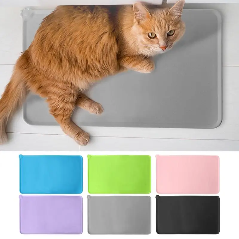 

Silicone Dog Food Mat Pet Licking Cat Mat Dog Cat Food Mat Dog Drinking Feeding Placemat Anti Slip Pet Bowl Mats Pet Supplies