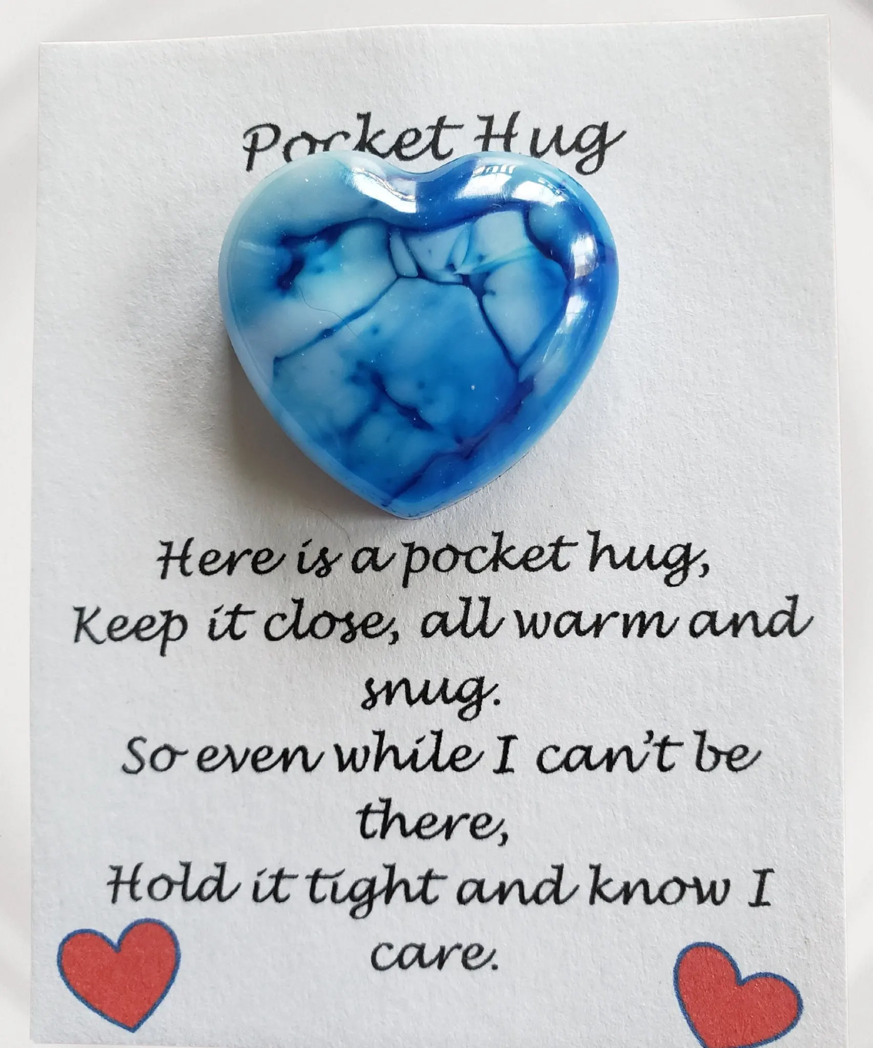 Creative Couple Glass Love Greeting Card Heart Shape Stone Thank You Birthday Card Paper Wedding Party Supplies Pocket Hug Heart