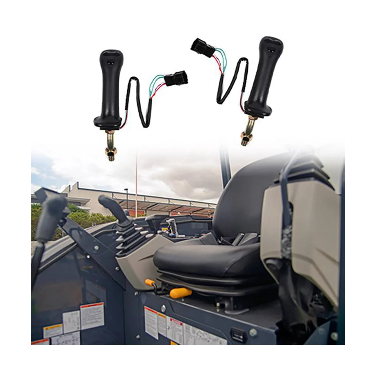 

3 Buttons Excavator Joystick Assy Handle Gears for Daewoo Doosan DH DX150 215 225 300 370-9C Right Control Rod