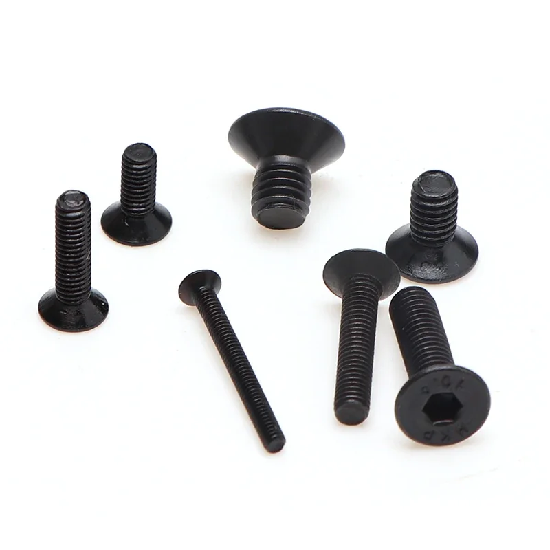 Hex Socket Screws Flat Head Allen Bolts 20pcs Assorted Sizes M2 M3 M4 M5