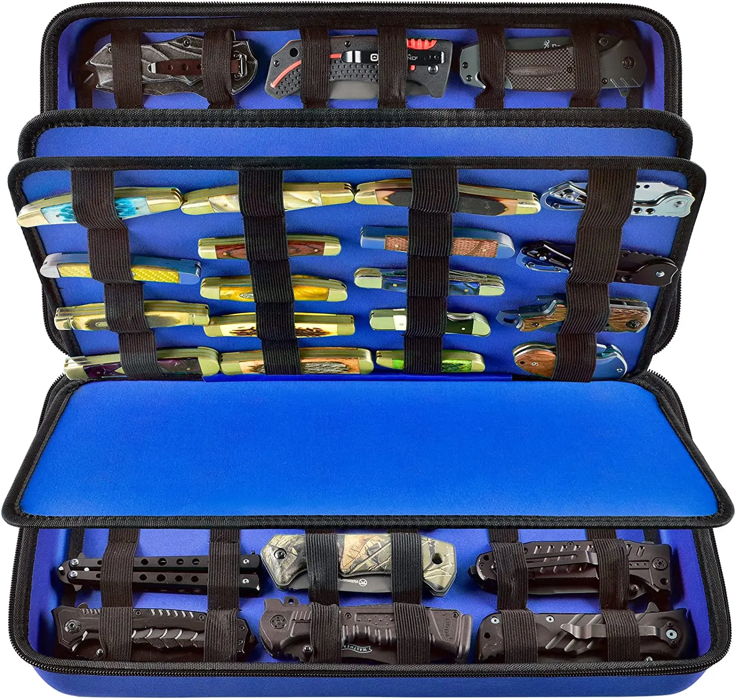 KnifeDisplayCasefor66PocketKnivesFoldingKnifeHolderButterfly