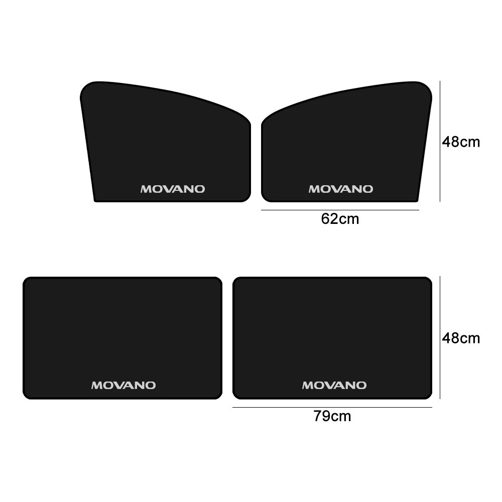 Magnetic Car Side Window Sunshades for Enhanced Sun Protection