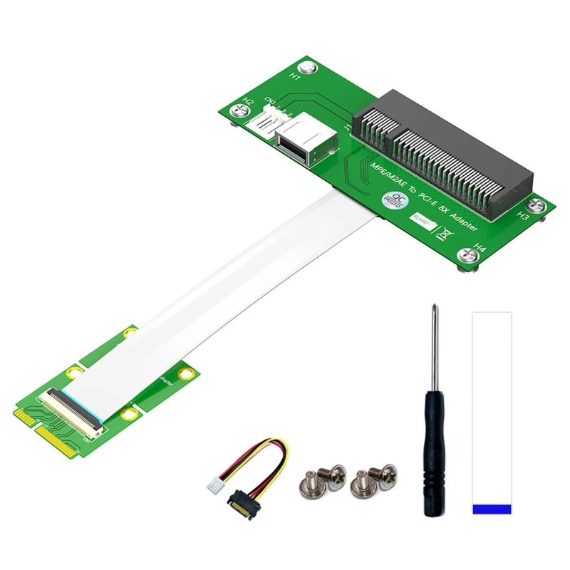 

Удлинительный кабель NGFF M.2 Key A — PCIE 8X 107x42 мм (горизонтальная установка)