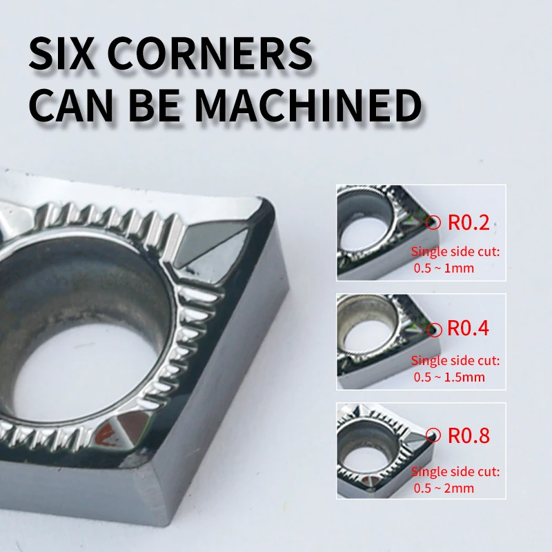 Carbide Insert CCGT060202 CCGT09T304 CCGT120408 AK H01 for Aluminum SCLCR External Turning Tool Blade Lathe Parts CNC Cutter turning tool insert