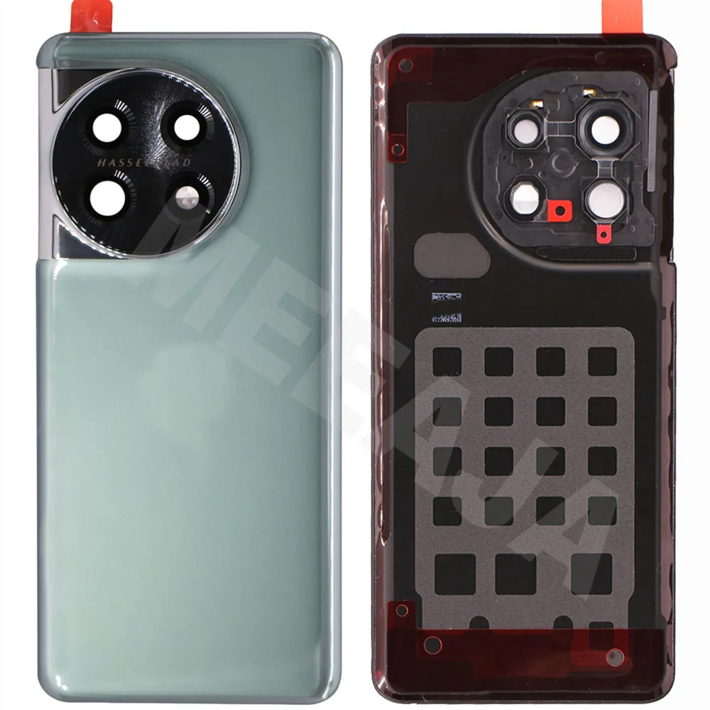 

New Back Glass Battery Cover For Oneplus 11 Rear Housing Case With Camera Frame Replacement+With Adhesive
