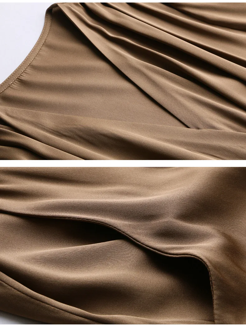 Birdtree 19MM 91.8% Real Silk 8.2% Spandex Dress 2026 Autumn New V-neck Style Versatile Elegant Dresses For Women D39751QC