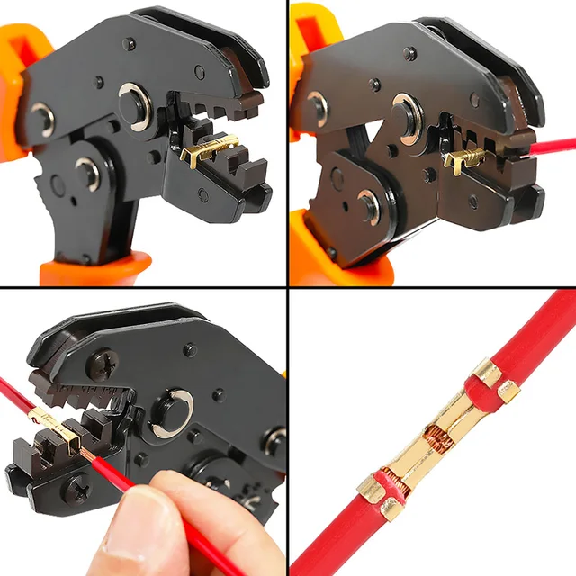 Set 500 Terminali A Crimpare A U Per Filo - Rame Non Isolato, Assortimento - Foto 5