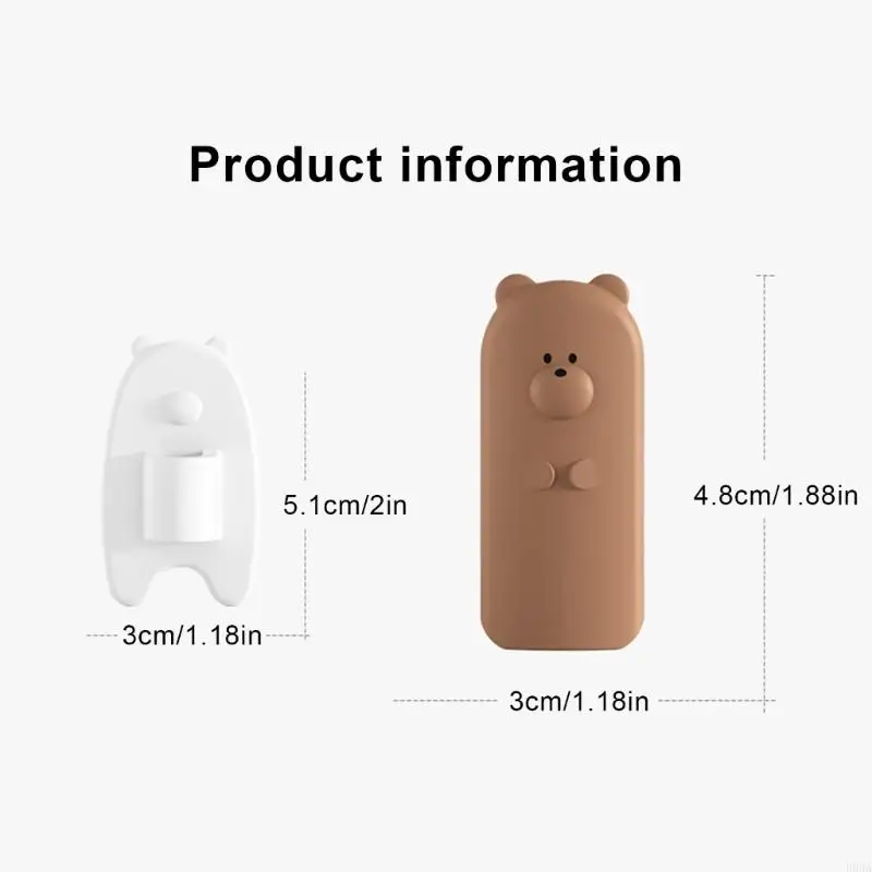 4Pcs Door Stoppers Baby Safety Door Lock Guard Cartoon Bear Finger Protector Pinch Guard for Kid Finger Protections