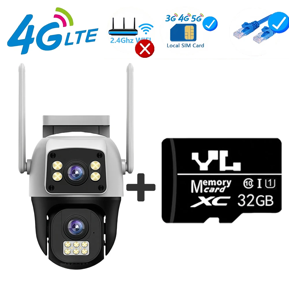 4G Camera 32G Card