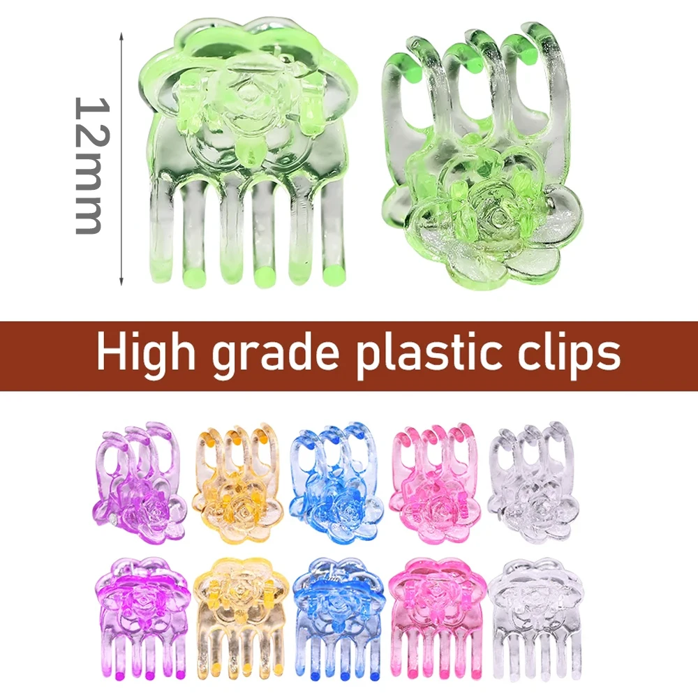 Multi-Pack 6-Color Plant Support Clips for Garden and Climbing Vines