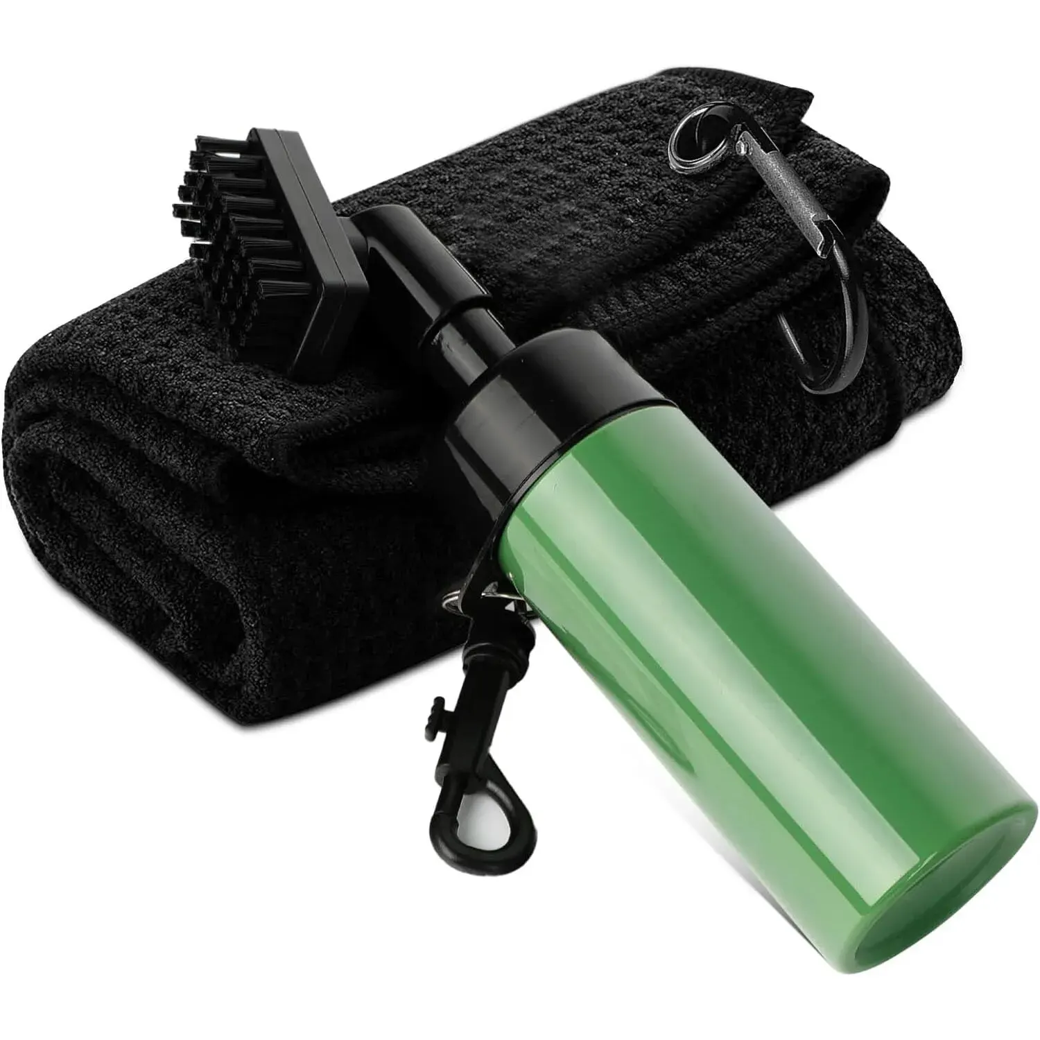 Golf Club Cleaner Kit Brush Microfiber Towel Groove Sharpener Water Spray Bottle golf club cleaner kit