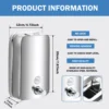 850ML/1050ML Stainless steel Wall Mount Soap Dispenser Bathroom Liquid Soap Detergent Shower Gel Storage Bottle Toilet Kitchen 6