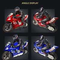 Coche de motocicleta acrobática RC 1/6, modelo de motocicleta de alta velocidad 2,4G, coche de Control por Radio, coches de juguete con control remoto, juguetes para niños y niños - Imagen 5