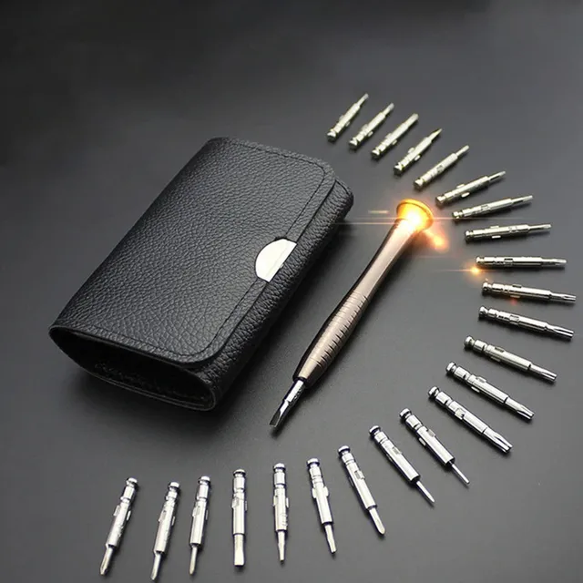 Set di cacciaviti 25 in 1 Torx Set di strumenti di riparazione per apertura multifunzionale Cacciavite di precisione per telefoni Tablet PC Utensili manuali 3