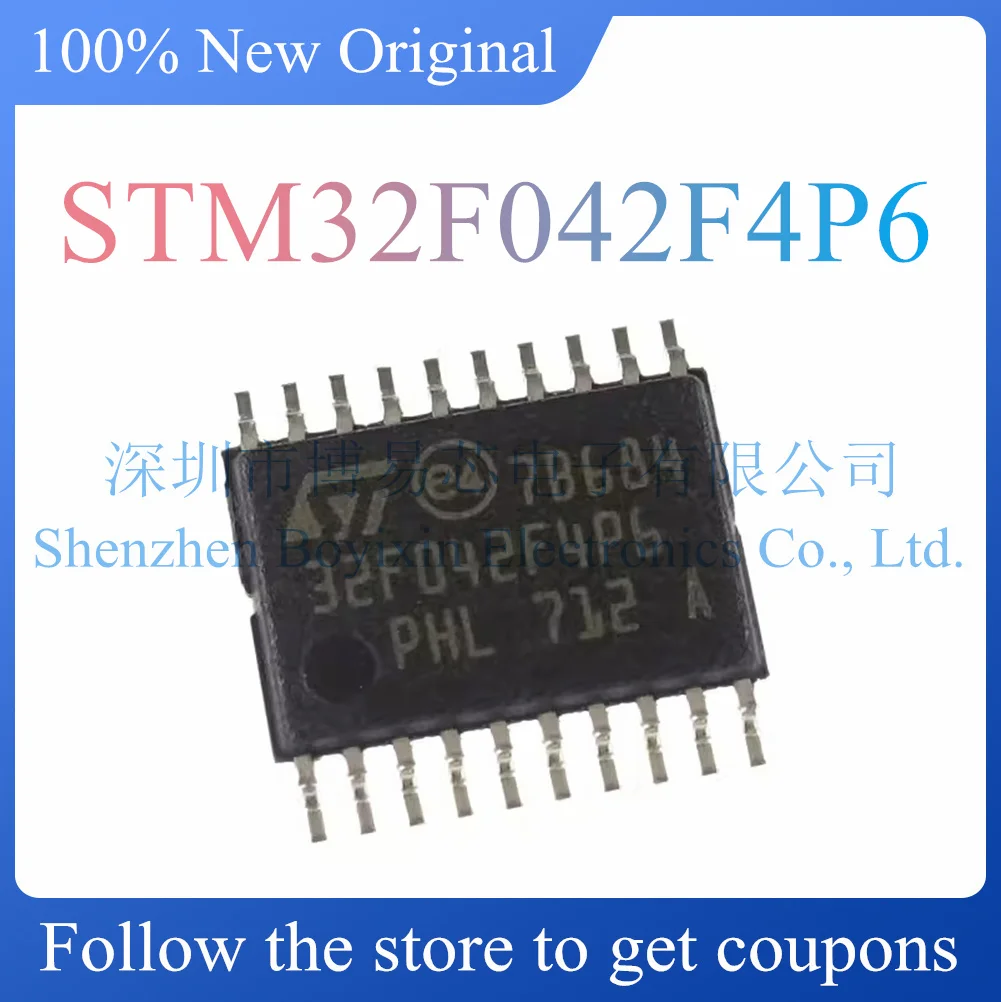NEW STM32F042F4P6.Original and genuine microprocessor.TSSOP-20