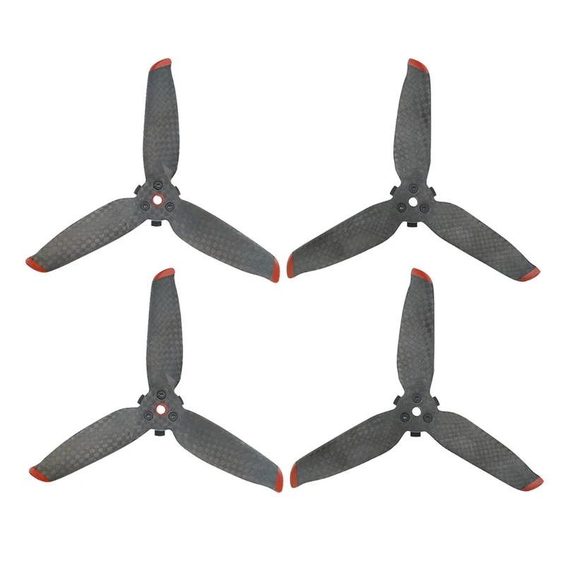 

4Pcs Carbon Fiber Drone Propellers Low Noise Durable Lightweight Quick Release Blades For DJI FPV Combo Drone Accessory