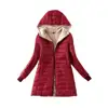 Cozy Autumn Winter Mid-length Jacket S-2XL Women Coat Mid-length Jackets Office Ladies Clothes for Outdoor 3