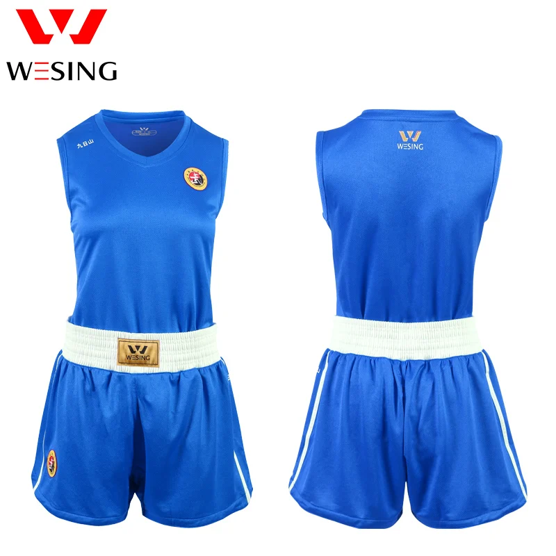 Wesing Sanda Uniform Men Women Children Suits Shorts Outfits Training Competition Suit Plus Size 5XL sports apparel