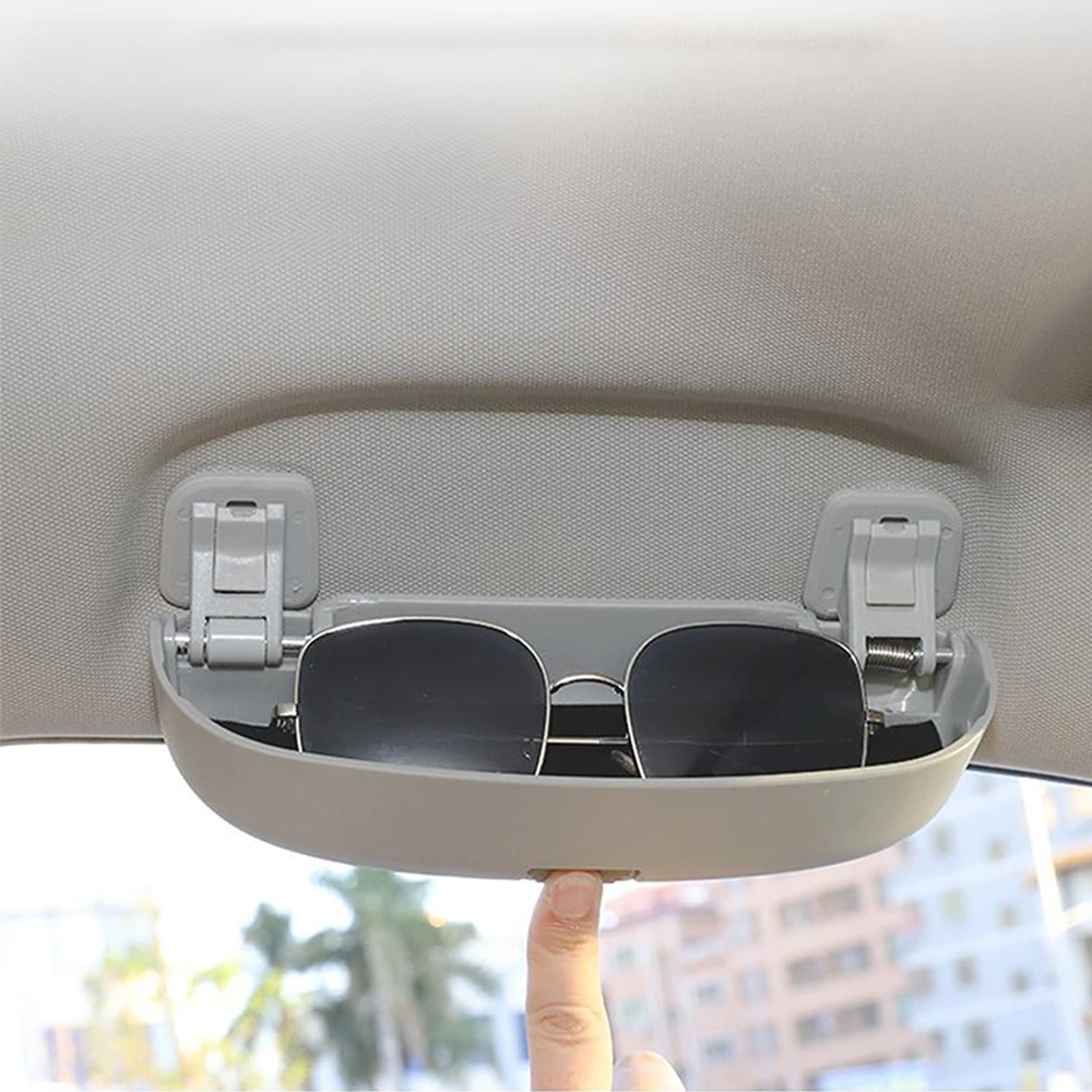 Car Glasses Case Sunglasses Holder Storage Box for Skoda Kodiaq Karoq Kamiq  for Volkswagen VW T-Roc Tharu Tarek Atlas 2018-2021 - AliExpress