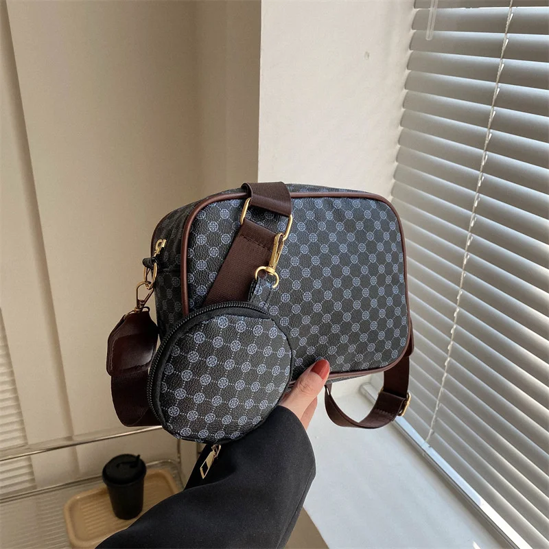 

2 шт., женские сумки из ПУ кожи, с принтом