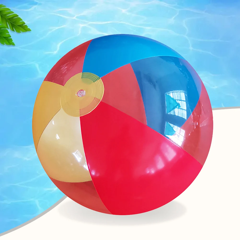 LED 비치 볼 팽창식 라이트 업 풍선, 어린이 및 성인용 리모컨 포함, 어둠 속에서 빛나는 비치 볼, 16 가지 색상 조명, 40cm